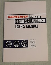 Vobis, Highscreen, MS1796DF, Benutzerhandbuch