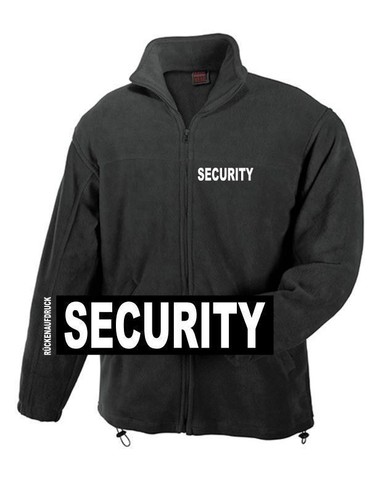Security fleece jacke - security,