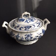 BLUE DANUBE Zwiebelmuster - edle runde Deckelschüssel Ø 21cm