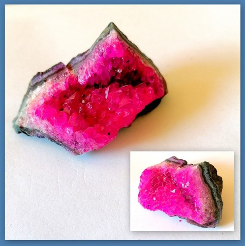 Quarzcluster geode pink - geode,