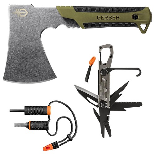 Gerber camp kit pack - pack, hatchet