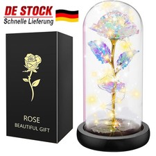 LED Ewige Rose im Glas für