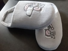 Hausschuhe Snoopy hellgrau, Gr. 38/39, neu, unbenutzt