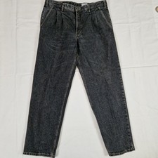 Paddocks Jeans Hose Gr W40 L32 Vintage Schwarz Grau 100% Baumwolle Mom Mum 