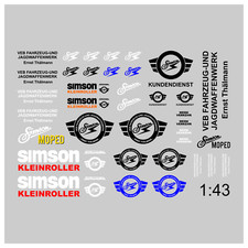 Waterslide Decal 1:43