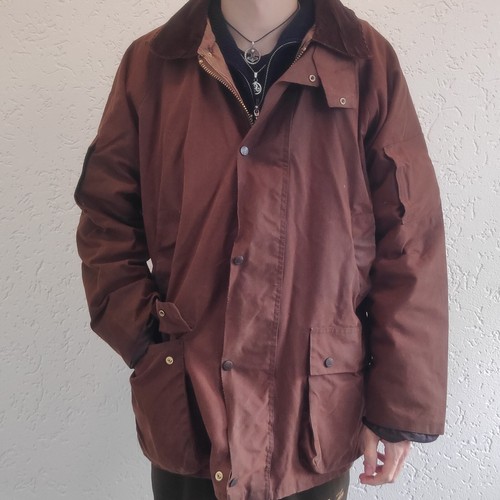 Romney wachsjacke braun made - romney's,