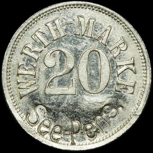 Wertmarke pfennig - wertmarke:, 20