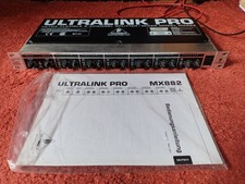 Behringer MX882 Ultralink Pro Mixer/Splitter + original Kabel + Anleitung + Verp