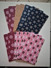 12 Blanko große Glückwunschkarten A5  Weihnachten Advent