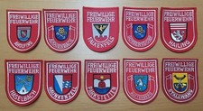 Feuerwehr-Ärmelabzeichen Konvolut Bayern (gebraucht)