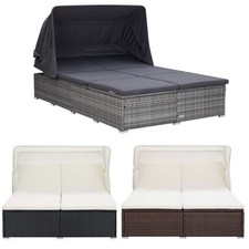 Sonnenliege mit Dach Poly