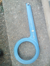 VINTAGE RALEIGH DAMEN CHILTERN FAHRRAD KETTENSCHUTZ IN HELLBLAU MIT HALTERUNG