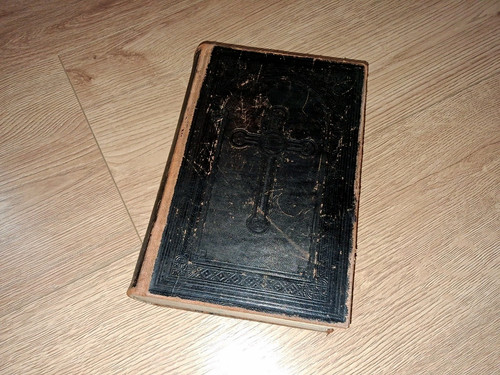 Antik lederbibel die bibel - lederbibel,