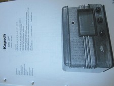 Schaltplan Radio Kapsch 540 GW