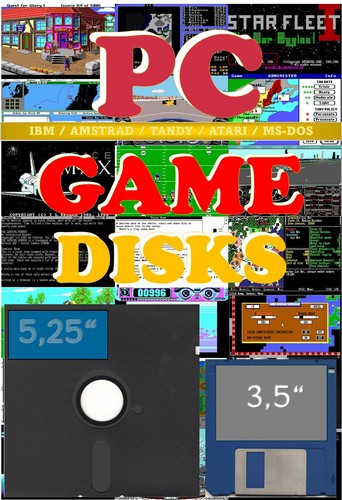 Ibm dos game disks - pc,