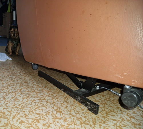 Hukla liegesessel leder braun - liegesessel,