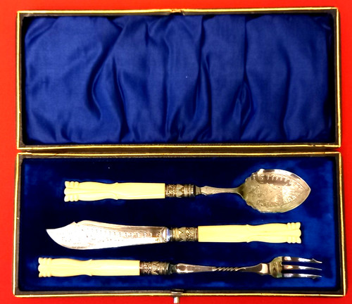 Fischbesteck teilig - fischbesteck, ,3