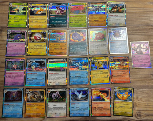 Pokemon 151 komplett holo set - komplett,