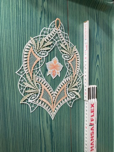 Fensterbild spitze weihnacht - spitze,