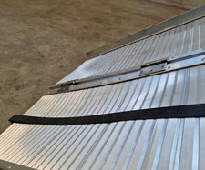 WORHAN® DEFEKT Rollstuhl Rampe klappbar 125cm 272kg faltbar Mobil Aluminium R7