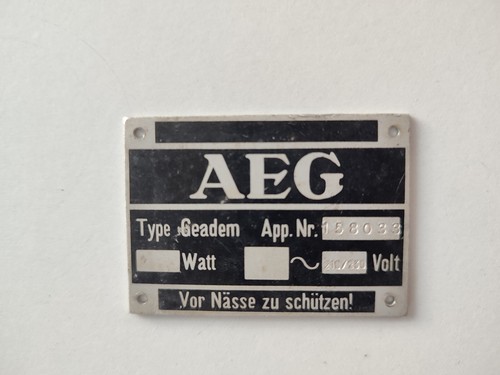 Aeg geadem ersatzteil - aeg,