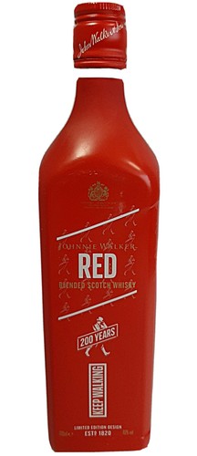 Johnnie walker red - johnnie, label