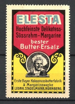 Reklamemarke elesta - reklamemarke,