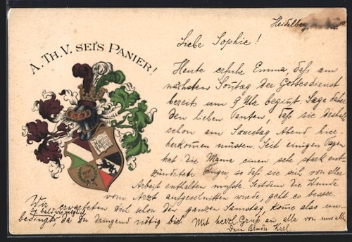 Künstler heidelberg a - künstler-ak,