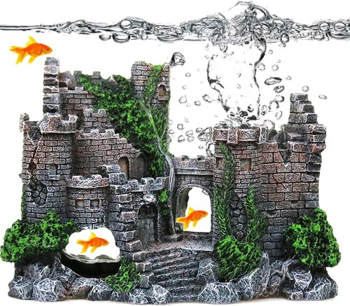 Aquarium deko groß - aquarium, castle