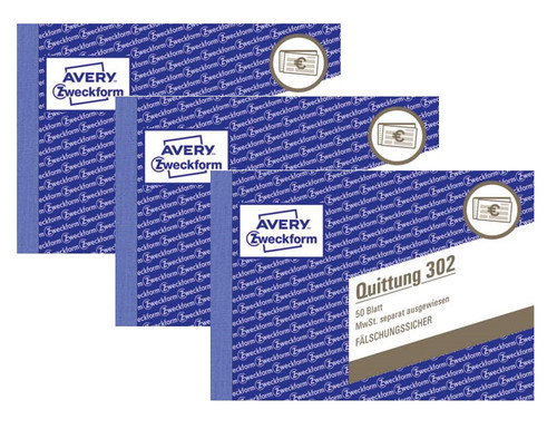 Avery zweckform quittung - 3,