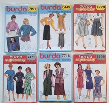 10 x burda Schnittmuster Rock Vintage für Damen - gebraucht, aber guter Zustand 