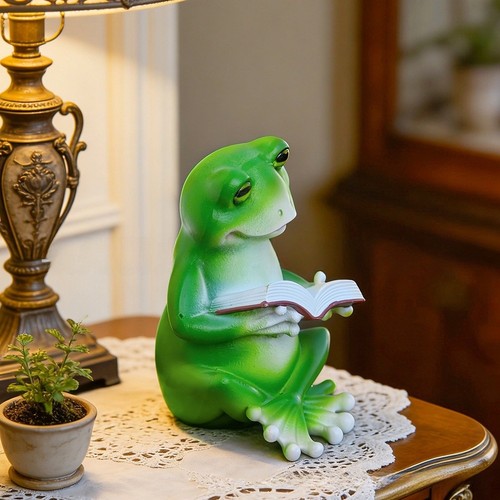 Bücherwurm harz statue - bücherwurm, tier