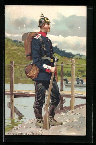 Künstler anton hoffmann - künstler-ak,