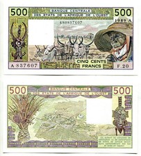 500 francs west - west, states