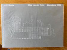 J.P. Bonta. Mies van der Rohe. Barcelona 1929. Spanisch Französisch Englisch Rus