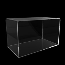 Staubschutz, Vitrine, Acrylhaube mit Boden, Abdeckhaube 25,6x15,5x14,6 cm (1533)