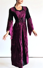 Samt kleid gothic - samt,