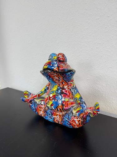 Frosch yoga graffiti - h24,5, cm