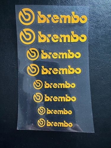 Brembo bremssattel sticker - 8x,