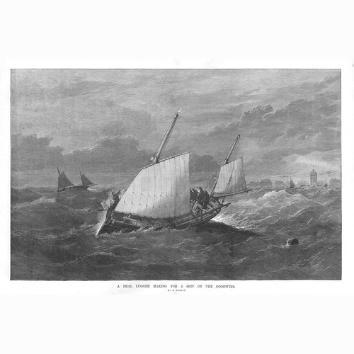 Deal kent lugger making for - a,