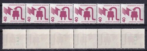 Bund 699 6er streifen grüne - c,