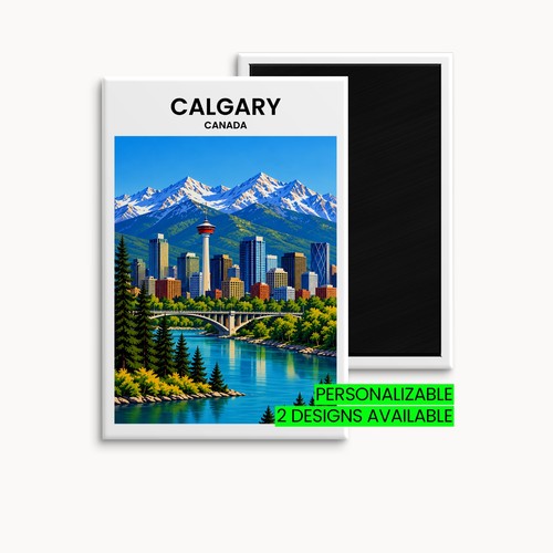 Calgary kühlschrankmagnet - calgary,