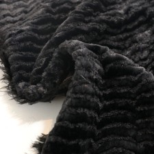 50cm schwarzer Kunstfell Stoff