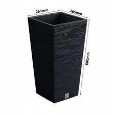 Blumenkübel Anthrazit