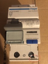 Hager FI-lS Schalter B-16A 30MA ADS916D