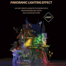 1964pcs Hexen hütte Bausteine