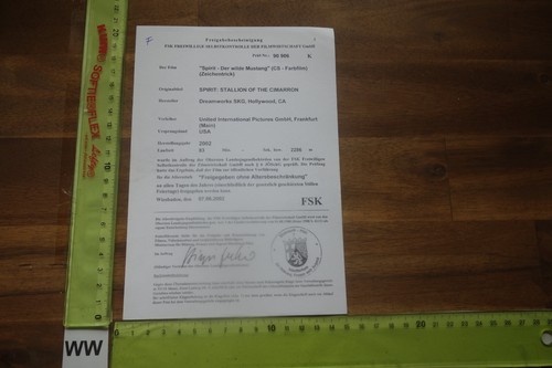 Freigabebescheinigung kino - freigabebescheinigung,