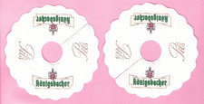 Pilsdeckchen Tropfdeckchen Königsbacher 2x