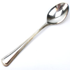 WMF Löffel Serie Den Haag Versilbert 90er Silber-Auflage Perlrand ca. 19,5cm