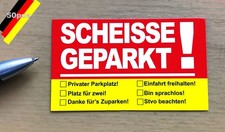 50 Stück Karten: "Scheisse